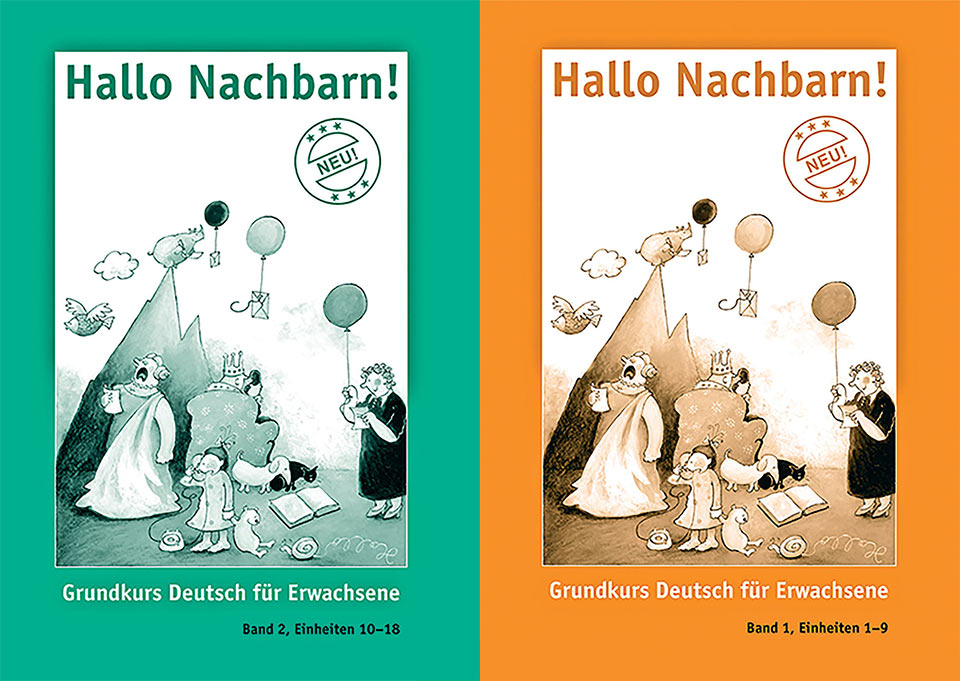 Выходит первая часть. учебника немецкого языка "Hallo, Nachbarn! 